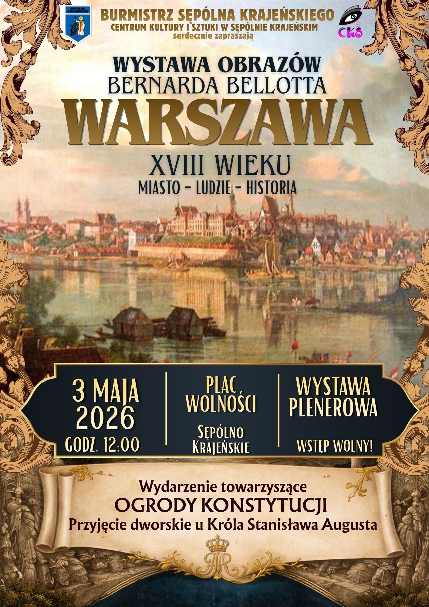 „Warszawa XVIII wieku” – wystawa obrazów Bernarda Bellotta „Warszawa XVIII wieku” – wystawa obrazów Bernarda Bellotta
