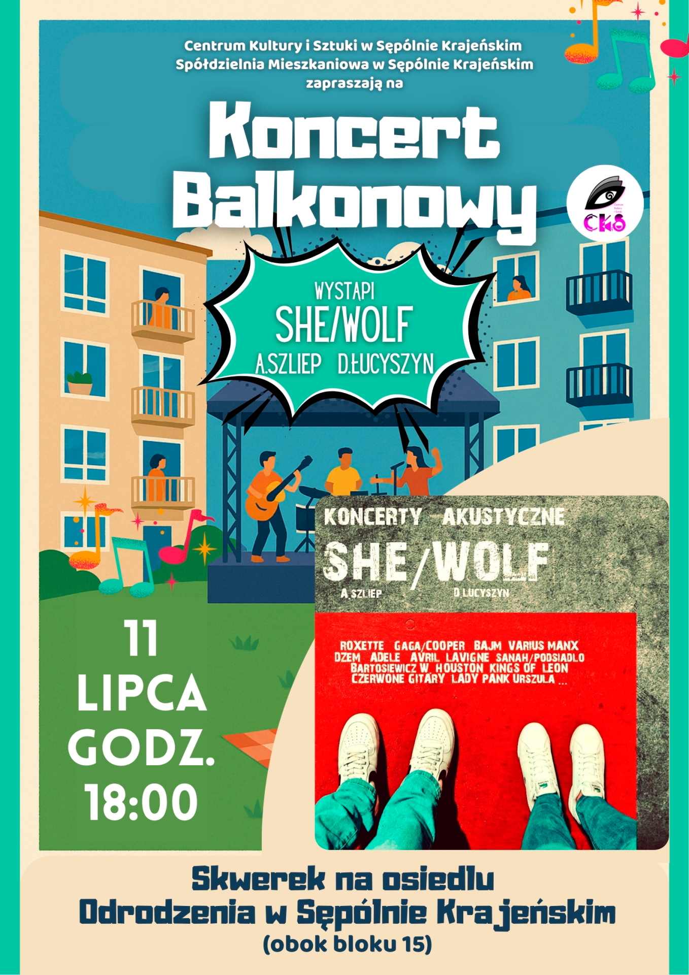 Między dźwiękami i balkonami – koncert balkonowy