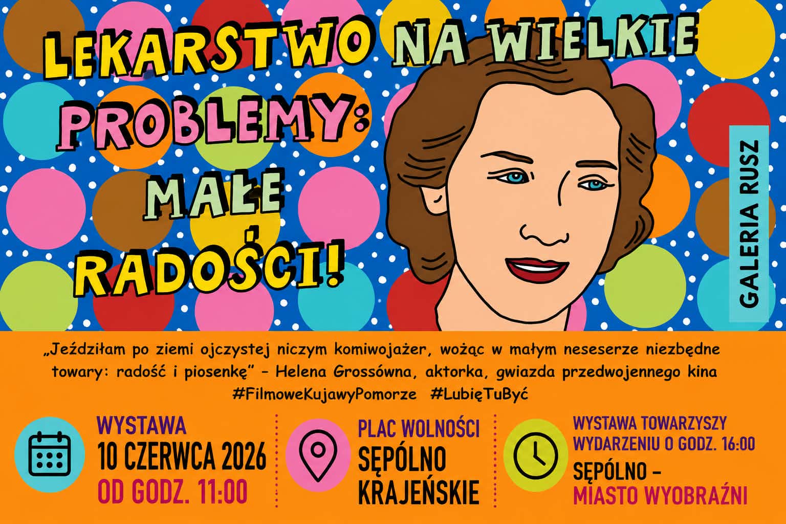 Mobilna wystawa Galerii Rusz
